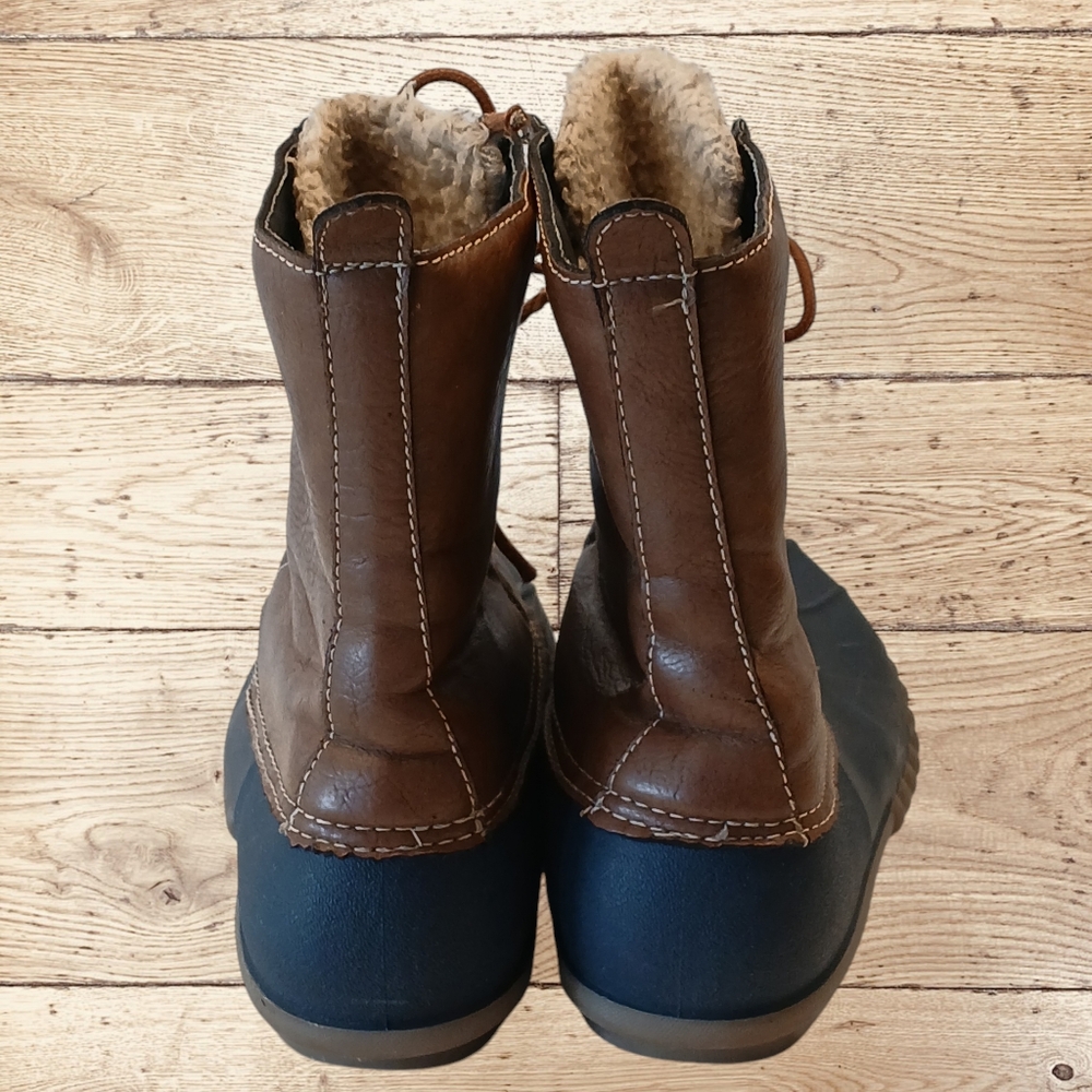 Women's Bear Traps Boots, Size 9M, Waterproof. Brown/Navy - Picture 3 of 8